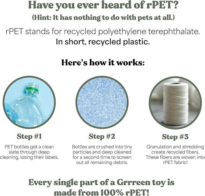 Dog Toys | Plush Toy Mahi Mahi Stuffed Animal for Dogs | Small Eco Friendly Toy - Easy to Clean and Made from Non Toxic Materials