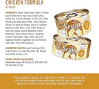 Weruva Senior Cat Food, Chicken in Gravy, 5.5oz Can, Pack of 8