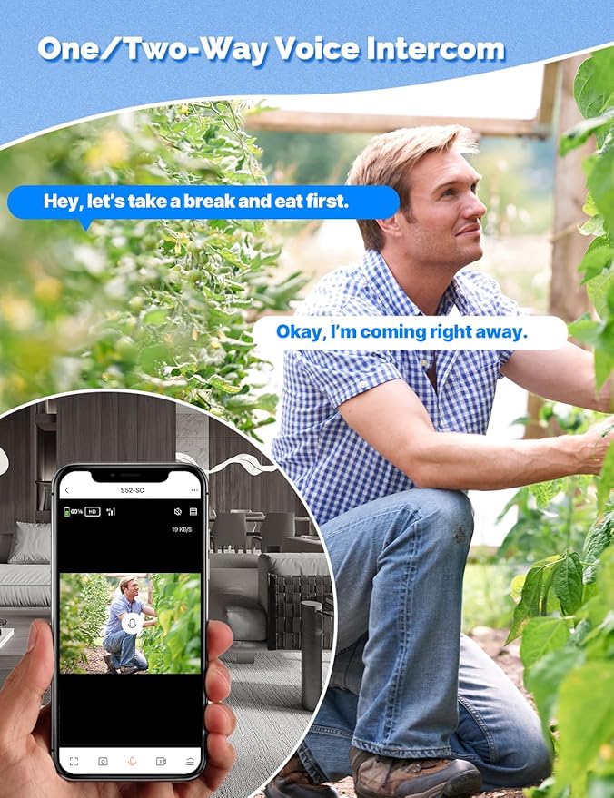 MOES 4G LTE Cellular Security Camera with 360-Day Unlimited VSIM Data, No WiFi Security Camera Solar Powered, Remote Monitoring, Motion Sensor, 2K Wireless Outdoor Surveillance, 360° Viewing