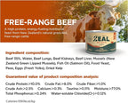 ZEAL New Zealand Wet Cat Food – High Protein, Grain-Free with Superfoods (Beef, 3.17oz Can, 24-Pack)
