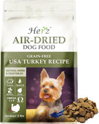 Herz Air-Dried Dog Food – U.S.A Turkey Breast Recipe 2 lb, Single Pure-Meat, Grain Free, All Natural, High Protein, Limited Ingredients