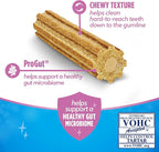 DentaLife Plus Digestive Support Dog Treats for Small and Medium Dogs, Cleans Teeth, Freshens Breath, & Supports Healthy Gut, Chicken & Pumpkin Flavor, 14.4 oz., 19 Chews - 19 ct. Pouch