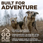 Playology Hound2O Dog Toys | Reflective Flyer Toy Frisbee for Dogs | Orange Outdoor Toy - Easy to Clean and Made from Non Toxic Materials