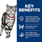 Hill's Science Diet Indoor, Adult 1-6, Easy Litter Box Cleanup, Wet Cat Food, Salmon & Vegetables Stew, 5.5 oz Can, Case of 24