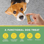 Brutus Bone Broth Biscuits (Chicken) - Healthy Dog Treats - Natural Biscuits with Dog Bone Broth and Real Chicken Meat - 18 Grams of Protein - 8 OZ (Pack of 6)