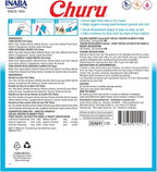 INABA Churu Cat Treats, Grain-Free, Lickable, Squeezable Creamy Purée Cat Treat/Topper with Vitamin E & Taurine, 0.5 Ounces Each Tube, 40 Tubes, Tuna Variety Box