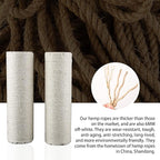 Cat Scratching Post, 2 Pieces M8 Natural Sisal Cat Scratcher Post for Refurbishment…