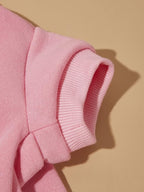 QWINEE Basic Dog Hoodie Sweatshirt Puppy Sweater Warm Cat Costumes Pet Clothes for Chihuahua Puppy Kitten Small Medium Dogs Light Pink Medium