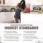 Earth Animal Wisdom Air Dried Dog Food | From The Land Recipe Premium Natural Dog Food | Venison, Beef, Bison | All Breeds & Ages | Made in The USA | 2 Pound Bag