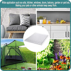 14 Pack Cat Deterrent Outdoor/Indoor Scat Mat, Pet Deterrent Training Mats, Keep Cats/Dogs Away Plastic Mats with Spikes, 23 Sq.ft, 16 x 13 Inches