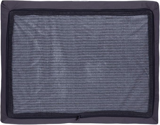 Sealy Lux Pet Dog Bed | Quad Layer Technology with Memory Foam, Orthopedic Foam, and Cooling Energy Gel. Machine Washable Cover. Small, Modern Gray