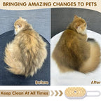 Cat Steam Brush for Shedding,4 in 1 Pet Spray Hair Removal Comb,Anti-Static,Type-c Rechargeable,Self-Cleaning,Grooming,Massage,360°Rotating Arm for Easy Storage,Suitable for All Pets(White)