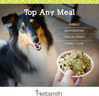 Herbsmith Kibble Seasoning – Freeze Dried Beef – Dog Food Topper for Picky Eaters - 4.5oz