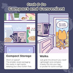 Grab & Go Squeeze Vita Stick Lickable Treats for Dogs & Cats. 49 Brain Support Sticks with Essential multivitamins. Soft and Tasty Paste for All Life Stages, Supporting Brain Health