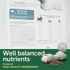 Nature's Protection Dry Dog Food for Small Breed - High Protein, Grain-Free, Anti-Tear Stain Diet for White & Light Fur Adult Dogs, Small Bites Kibble (Superior Care - White Fish, 3.3 lb)