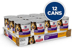 Hill's Science Diet Sensitive Stomach & Skin, Adult 1-6, Stomach & Skin Sensitivity Support, Wet Dog Food, Chicken & Barley Stew, 12.5 oz Can, Case of 12