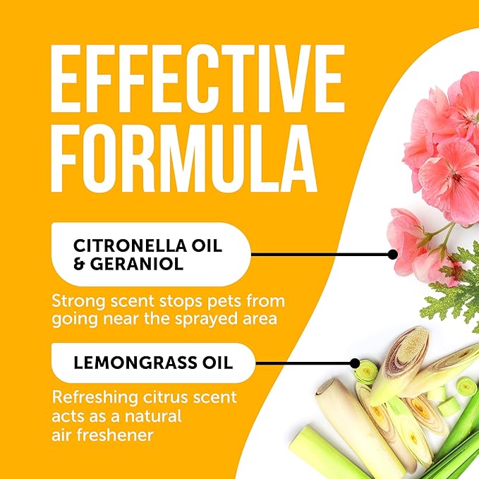 Anti Cat & Dog Urine Spray - 17 Fl Oz - No More Marking Spray for Dogs & Cats - Non-Staining Potty Training Spray for Dogs & Cats - Effective Don't Pee Here Spray for Dogs - Made in Germany