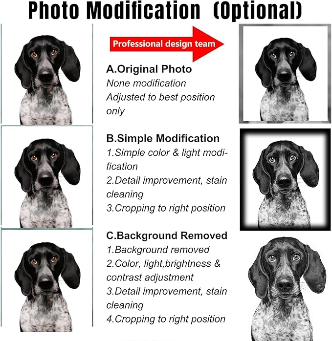 Personalized Pet Memorial Stones, Memorial Plaque for Pets, Dog, Cat, Black Granite Memorial Garden Stone Engraved with Photo, Dog Memorial Grave Markers Pet Memorial