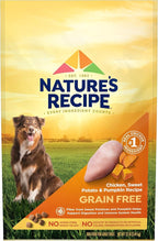 Nature's Recipe Grain Free Dry Dog Food, Chicken, Sweet Potato & Pumpkin Recipe, 12 lb. Bag