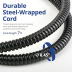 NICREW Dog Heating Pad, Temperature Adjustable Heated Dog Bed with Auto Shut Off Timer, Indoor Pet Heated Bed Mat for Cats and Dogs, 27.5 x 15.7 Inches