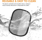 Electrostatic Pet Hair Remover Glove, Reusable Pet Hair Removal Glove for Dog & Cat Grooming, Double Sided Static Pet Hair Fur Remover Tool Mitt Gloves, Pet Hair Cleaning Glove for Dogs & Cats (2PCS)