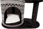 TRIXIE Giada Cat Tower Scratching Post, Condo with Removable Cushion, Hammock, Top Platform Bed 28.66 LBS