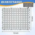 16 X 13 Inch Scat Mat for Cats, 12 Pack Cat Scat Mat with Spikes - Indoor/Outdoor Pet Deterrent Solution for Plants, Furniture, and More - Keep Cats and Dogs Away