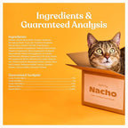 Made by Nacho Flaked Filets Recipe in Bone Broth, Grain-Free Chef's Selects Wet Food for Cats Balanced Diet in Naturally Hydrating Pumpkin-Infused Broth (3.0 oz (Pack of 12), Chicken & Tuna)