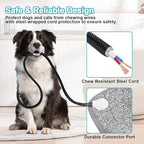 Pet Heating Pad, Electric Dog Pads for Dogs, with Anti-Chewing Coil, Automatic Start-Stop, Waterproof Cats Bed mats for Pets, Plug and Play (Letter 17inX23in)