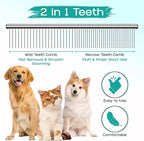 Professional Pet Grooming Kit – 6 in 1 Dog Grooming Scissors Kit - Dog & Cat Grooming Supplies - Adjustable Screw Scissors, 4CR Stainless Steel Dog Clippers, Hair Thinning Shears, Rubber Grips