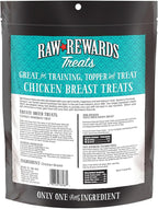 Northwest Naturals Raw Rewards Freeze-Dried Chicken Breast Treats for Dogs and Cats - Bite-Sized Pieces - Healthy, 1 Ingredient, Human Grade Ingredients, Natural, Made in USA, 10 Oz (Pack of 2)