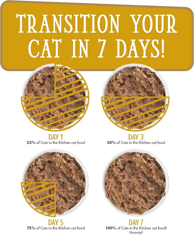 Weruva Cats in The Kitchen, Goldie Lox with Chicken & Salmon Au Jus Cat Food, 3.2oz Can (Pack of 24)