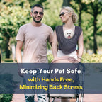 Dog Carrier for Small Dogs, Front Facing Dog Carrier Sling, Hands Free Cat Sling, Size Adjustable, Reducing Back Pain, Soft Cotton, Premium Dog Sling Carrier (Regular, Charcoal Black)