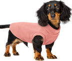 PUMYPOREITY Fleece Sphynx Cat Clothes, Warm Thick Cat Sweater, Soft Winter Coat for Hairless Cats, Cold Weather Pet Sweater for Dogs and Cats, Pink, 2XL