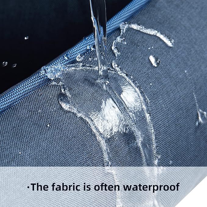 Orthopedic Dog Beds for Medium Large Dogs, Durable Egg Crate Foam Sofa Dog Bed wit Washable Removable Cover,Waterproof Lining and Nonskid Bottom,Pet Bed for Large Dogs (Peacock Blue, Medium)