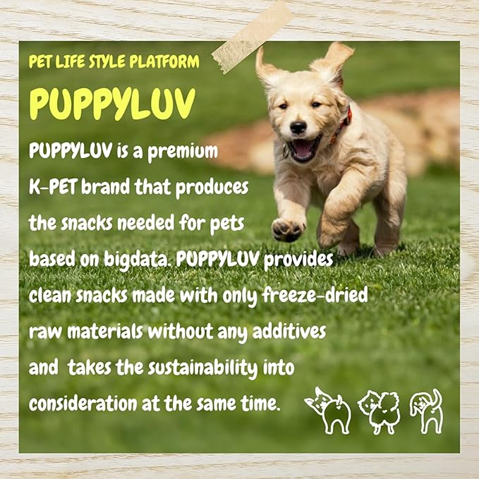 Puppyluv Capelin Treats for Dogs & Cats – Freeze-Dried Whole Fish, High Protein, Omega 3/6/9, Healthy Skin & Coat, Grain-Free, Natural Training Treats, 2.6oz