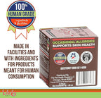 Licks Pill-Free Dog Skin & Allergy - Omega 3 Dog Allergy Relief - Vitamins & Supplements for Itch Relief - Turmeric Supplement for Skin - Gel Packets - 10 Use