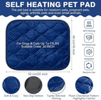 4 Pack Self Warming Cat Mat Self Heating Cat Pad Warm Thermal Pet Bed Washable Dog Crate Pad Body Heat Dog Cat Bed Mat Blanket Non Slip Bottom for Outdoor Indoor Pets