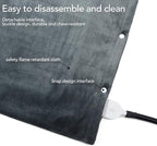 Faster Warming Pet Heating Pad, Indoor Electric Dog Cat Heated Bed Pad with Adjustable Temperature & Auto Shut Off, Waterproof Pet Heated Pads with Chew Resistant Cord, Pet Heated Mat 18 X 16 Inch