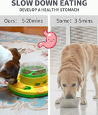 Dog Puzzle - Food Puzzle Toy Feeder, Treat Puzzles for Mental Stimulation (Push)