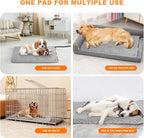 Heated Dog Bed, 11 Adjustable Temperature Pet Heating Pad Indoor for Dogs Cats Heating Mat with Timer, Auto Power Off, Electric Pet Heating Pad for Cat House (Grey, M(28" x 16"))