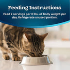 Blue Buffalo Tastefuls Savory Singles Natural Wet Cat Food in Gravy, 2.6-oz. Twin-Pack Tray, Turkey Entreé (24 Count)