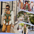 YUDODO Front Pet Carrier Backpack for Small Dogs and Cats, Secure and Breathable Mesh, Ergonomic Support, Adjustable for Walking, Hiking, or Travel (Army Green-Pro S)