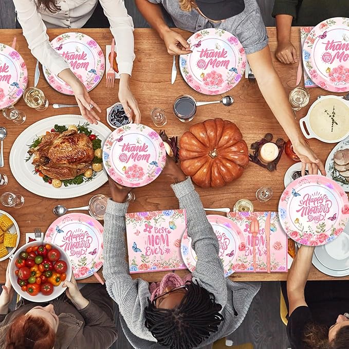 48Pcs Dog Pawty Birthday Party Decorations Dog Theme Party Decorations with Puppy Birthday Baby Shower Forks Plates and Napkins Supplies