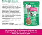 Weruva Cats in The Kitchen Slide N' Serve Grain-Free Natural Wet Pate Cat Food Pouches, Meowiss Bueller, 3oz Pouch (Pack of 12)