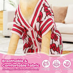 Pet Sweaters for Dogs Boys and Girls, Dynamic Letter Patterned Dog Sweater,Dog Cardigan,Pet Clothes,Pet Knitted Clothing,Fit for Different Seasons and Kinds of Dogs (Pink XS)