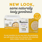 Applaws Natural Wet Kitten Food, Limited Ingredient, Grain-Free, Protein with No Artificial Additives, Chicken Breast in Broth (6 x 2.47oz Cans)