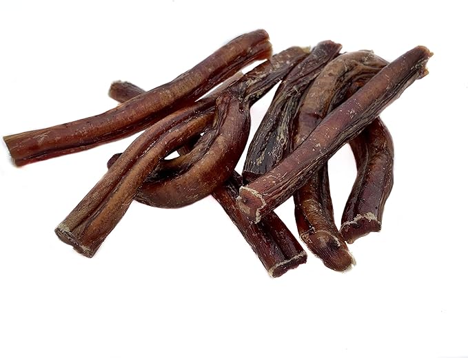 Boulder Dog Food Company Bison Chews, 6 Inches (10 oz) - Bully Sticks for Dogs Made in USA, No Hide Dog Chews, Grain Free Dog Treats, Bully Sticks Odor Free, Pizzle Sticks for Dogs