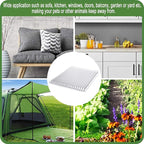 14 Pack Scat Mat for Cats - 16 x 13 Inch Cat Spike Mat with 1 Inch Spike, Cat Repellent Indoor & Outdoor Mat to Deter Cats & Other Animals, Humane Deterrent Indoor Fence