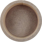 Cat Scratcher Post & Board, Round Cat Scratching Lounge Bed, Durable Pad Prevents Furniture Damage, 17.32'' x 17.32''x 6.11''